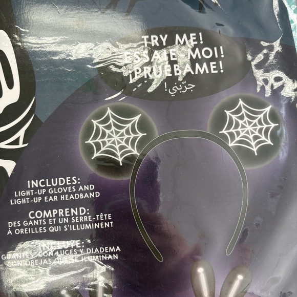 Mickey Mouse Light-Up Skeleton Costume Accessory Set for Adults, NWT - Picture 6 of 8